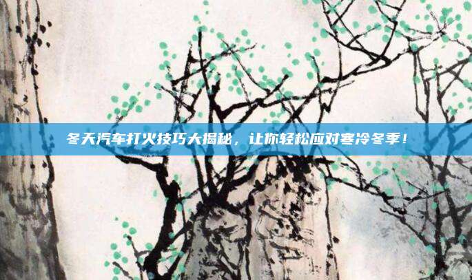 冬天汽车打火技巧大揭秘，让你轻松应对寒冷冬季！