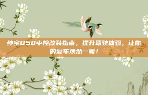 绅宝D50中控改装指南,提升驾驶体验,让你的爱车焕然一新!