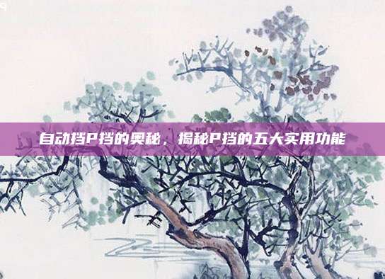 自动挡P挡的奥秘,揭秘P挡的五大实用功能
