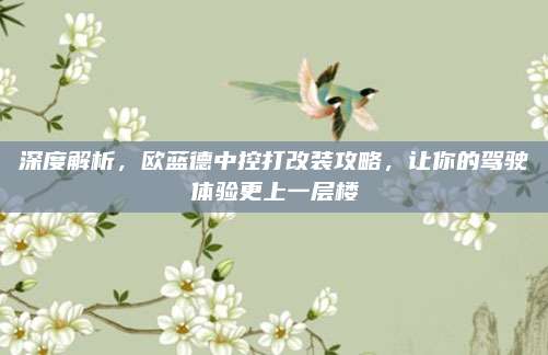 深度解析,欧蓝德中控打改装攻略,让你的驾驶体验更上一层楼