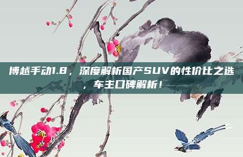 博越手动1.8,深度解析国产SUV的性价比之选,车主口碑解析!
