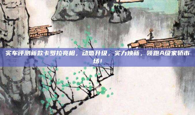 实车评测新款卡罗拉亮相,动感升级,实力焕新,领跑A级家轿市场!
