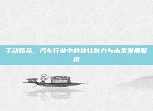 手动精品,汽车行业中的独特魅力与未来发展解析