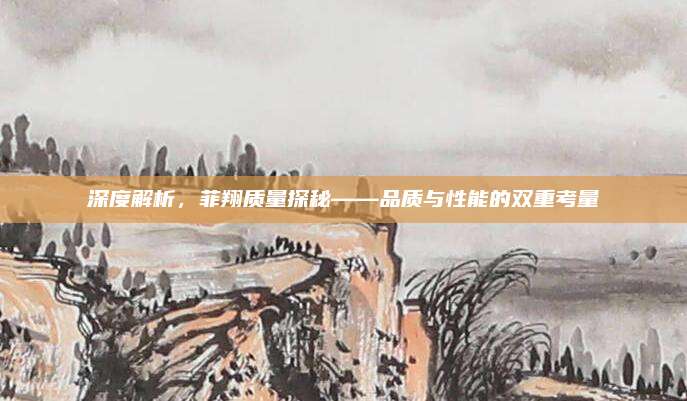 深度解析,菲翔质量探秘——品质与性能的双重考量