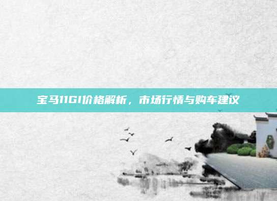 宝马11GI价格解析,市场行情与购车建议