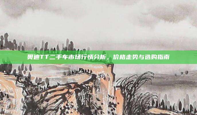 奥迪TT二手车市场行情分析,价格走势与选购指南