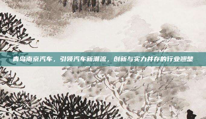 青岛南京汽车,引领汽车新潮流,创新与实力并存的行业翘楚