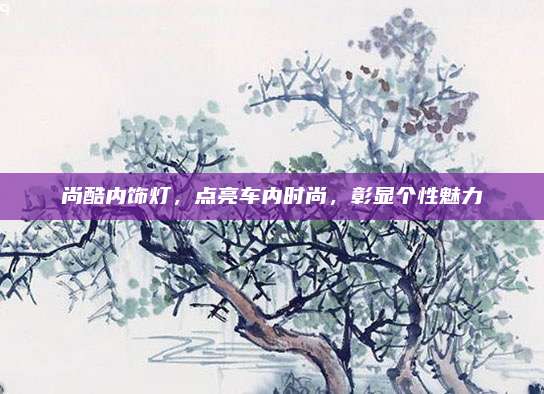 尚酷内饰灯,点亮车内时尚,彰显个性魅力