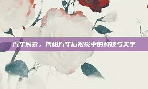 汽车倒影,揭秘汽车后视镜中的科技与美学