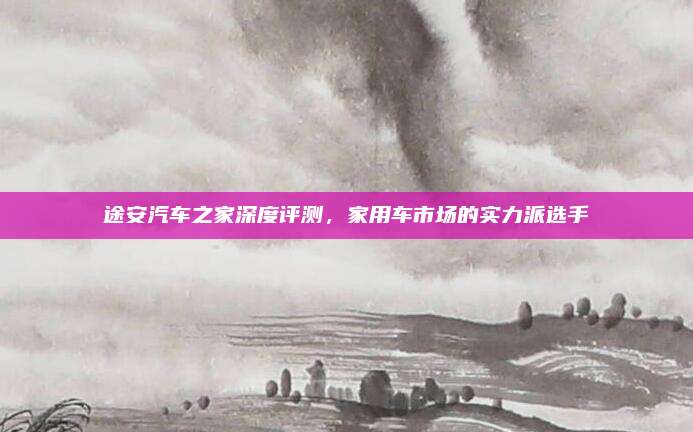 途安汽车之家深度评测,家用车市场的实力派选手