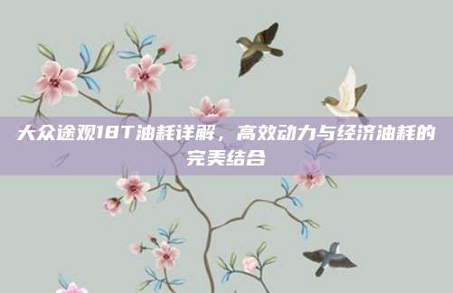 大众途观18T油耗详解,高效动力与经济油耗的完美结合