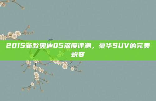 2015新款奥迪Q5深度评测,豪华SUV的完美蜕变