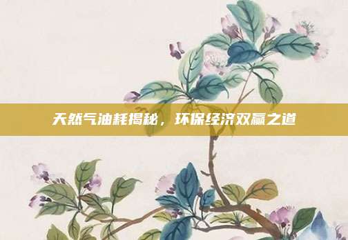 天然气油耗揭秘,环保经济双赢之道