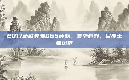 2017新款奔驰G65评测,奢华越野,尽显王者风范