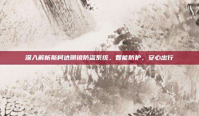 深入解析斯柯达明锐防盗系统,智能防护,安心出行