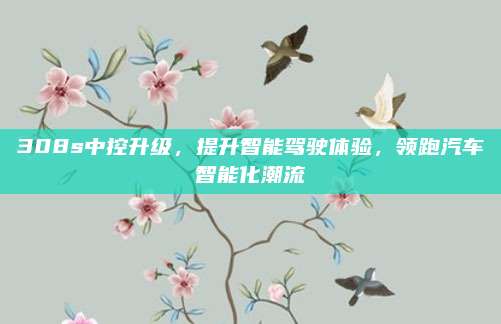 308s中控升级,提升智能驾驶体验,领跑汽车智能化潮流