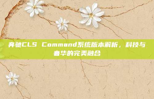 奔驰CLS Command系统版本解析,科技与奢华的完美融合