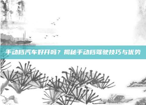 手动档汽车好开吗?揭秘手动档驾驶技巧与优势