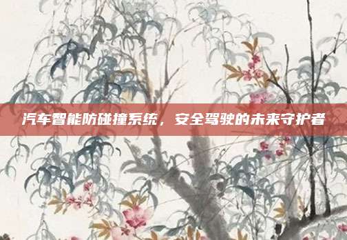 汽车智能防碰撞系统,安全驾驶的未来守护者