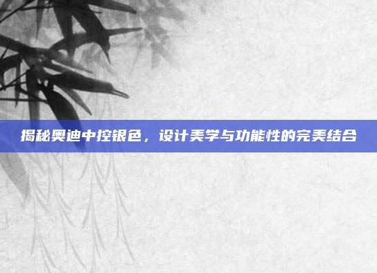 揭秘奥迪中控银色,设计美学与功能性的完美结合
