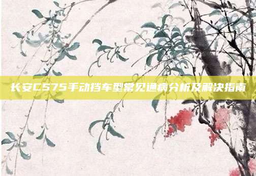 长安CS75手动挡车型常见通病分析及解决指南
