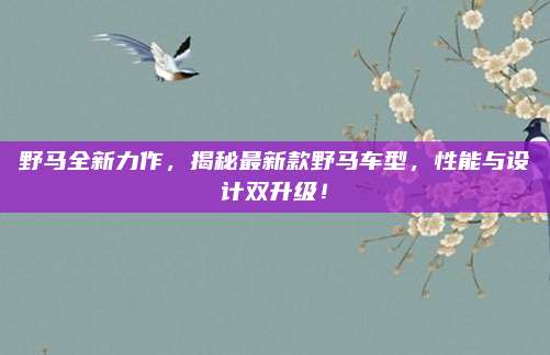 野马全新力作,揭秘最新款野马车型,性能与设计双升级!