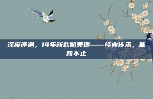深度评测,14年新款凯美瑞——经典传承,革新不止