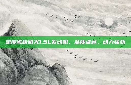 深度解析阳光1.5L发动机,品质卓越,动力强劲