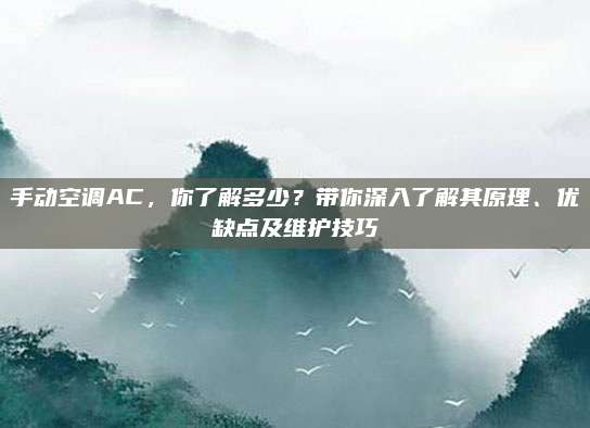 手动空调AC,你了解多少?带你深入了解其原理、优缺点及维护技巧