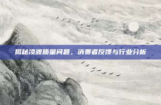 揭秘凌渡质量问题,消费者反馈与行业分析