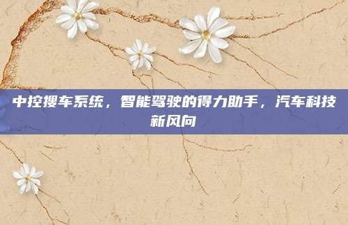 中控搜车系统，智能驾驶的得力助手，汽车科技新风向