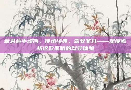 新君越手动挡,传承经典,驾驭非凡——深度解析这款家轿的驾驶体验