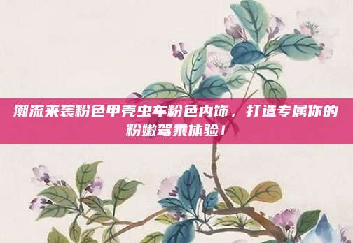 潮流来袭粉色甲壳虫车粉色内饰,打造专属你的粉嫩驾乘体验!