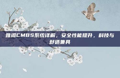 雅阁CMBS系统详解,安全性能提升,科技与舒适兼具