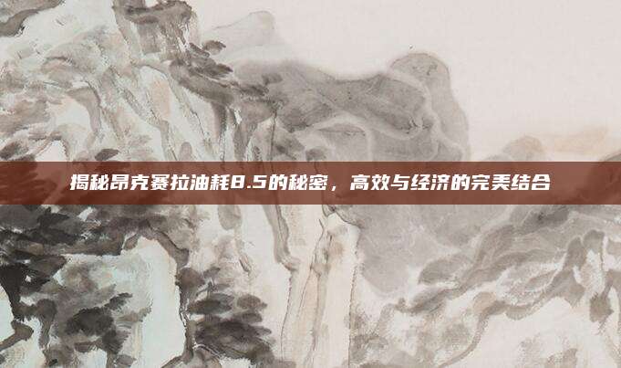 揭秘昂克赛拉油耗8.5的秘密,高效与经济的完美结合