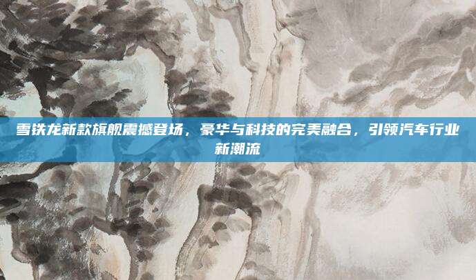 雪铁龙新款旗舰震撼登场,豪华与科技的完美融合,引领汽车行业新潮流
