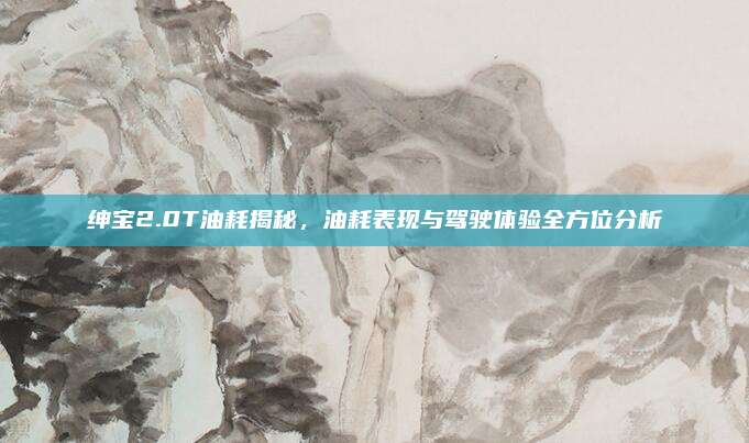 绅宝2.0T油耗揭秘,油耗表现与驾驶体验全方位分析