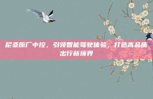 尼桑原厂中控,引领智能驾驶体验,打造高品质出行新境界