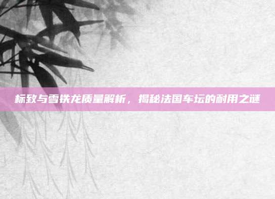 标致与雪铁龙质量解析，揭秘法国车坛的耐用之谜