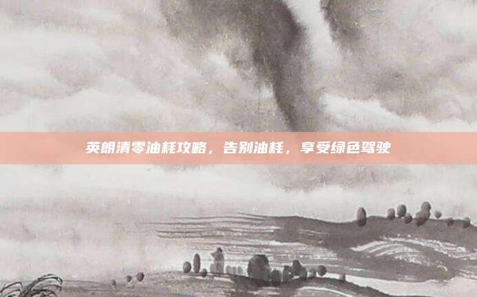 英朗清零油耗攻略,告别油耗,享受绿色驾驶