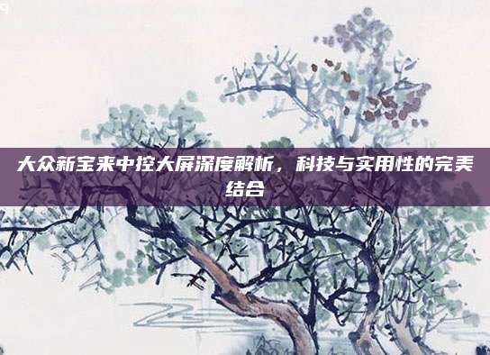 大众新宝来中控大屏深度解析,科技与实用性的完美结合