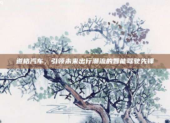 道格汽车,引领未来出行潮流的智能驾驶先锋