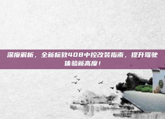 深度解析,全新标致408中控改装指南,提升驾驶体验新高度!