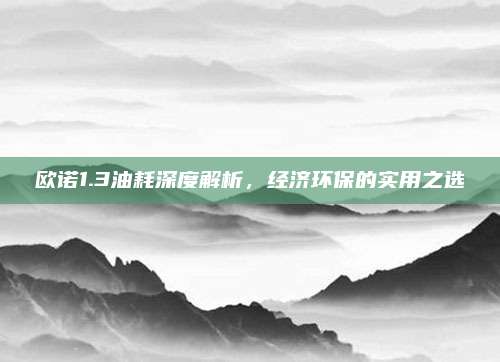 欧诺1.3油耗深度解析,经济环保的实用之选