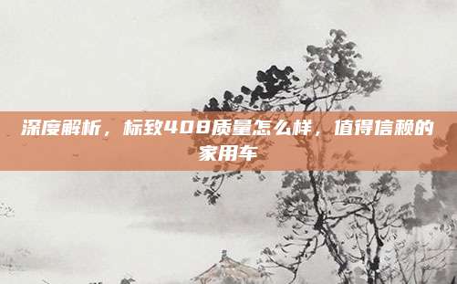 深度解析,标致408质量怎么样,值得信赖的家用车