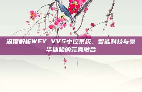 深度解析WEY VV5中控系统,智能科技与豪华体验的完美融合
