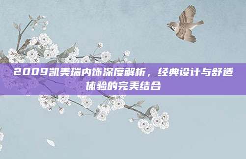2009凯美瑞内饰深度解析,经典设计与舒适体验的完美结合