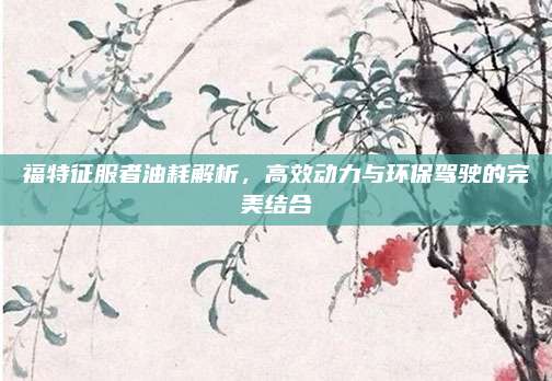 福特征服者油耗解析,高效动力与环保驾驶的完美结合