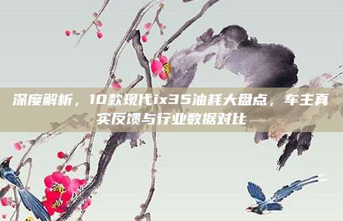 深度解析,10款现代ix35油耗大盘点,车主真实反馈与行业数据对比