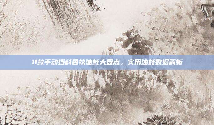 11款手动挡科鲁兹油耗大盘点,实用油耗数据解析